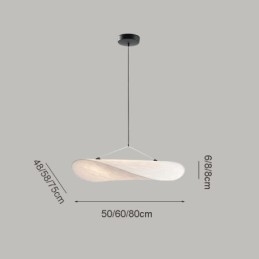 Mennyezeti Light Selyem Dekorációs Függeszték Meleg Fehér
