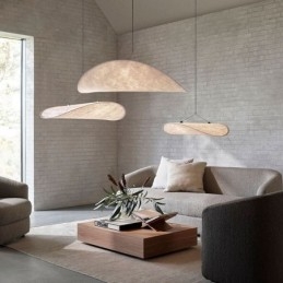 Mennyezeti Light Selyem Dekorációs Függeszték Meleg Fehér