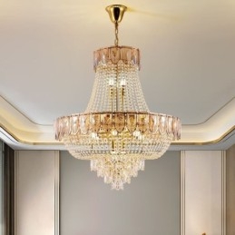 Kristály függőlámpa Luxus dekoratív mennyezeti lámpa