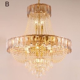 Kristály függőlámpa Luxus dekoratív mennyezeti lámpa
