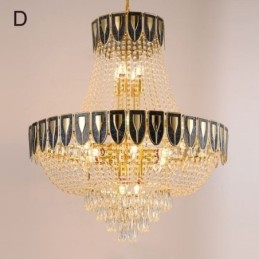 Kristály függőlámpa Luxus dekoratív mennyezeti lámpa