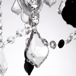 Rustic Lodge Crystal Egyéb Glass Chandelier