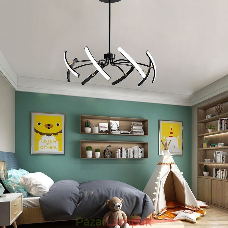 Függesztett lámpa Minimalista átalakítható mennyezeti lámpa