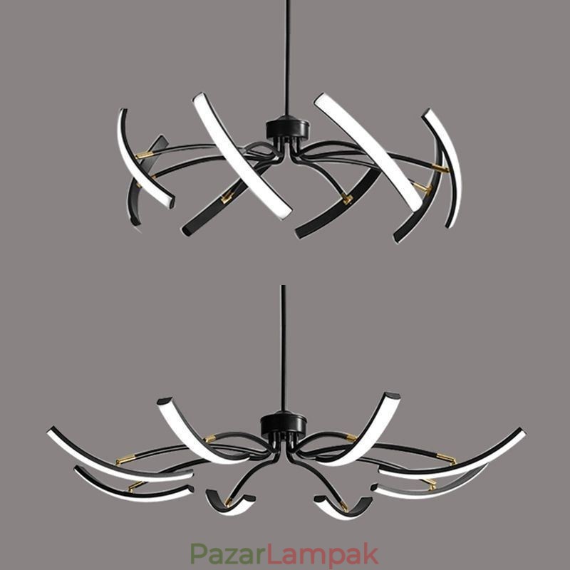 Függesztett lámpa Minimalista átalakítható mennyezeti lámpa