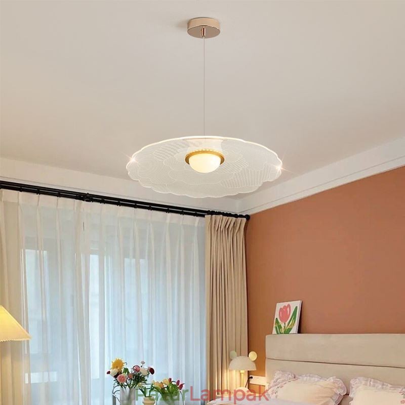 Függeszték Akril virágos mennyezeti lámpa