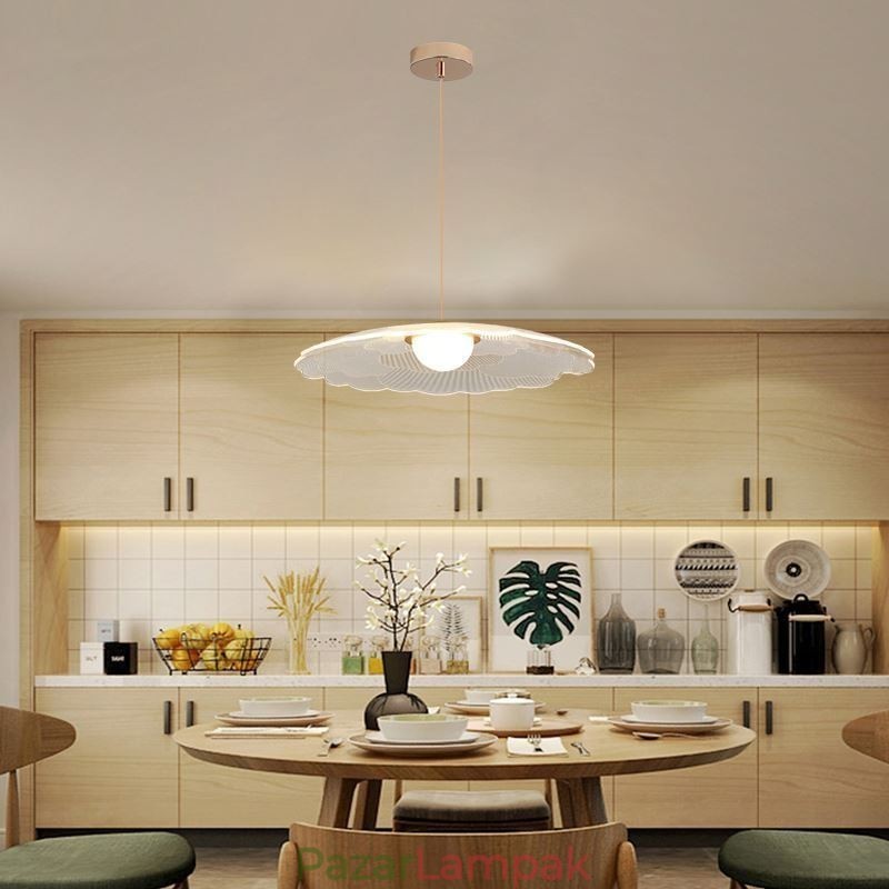 Függeszték Akril virágos mennyezeti lámpa