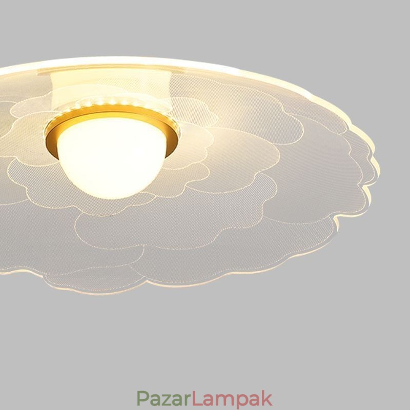 Függeszték Akril virágos mennyezeti lámpa