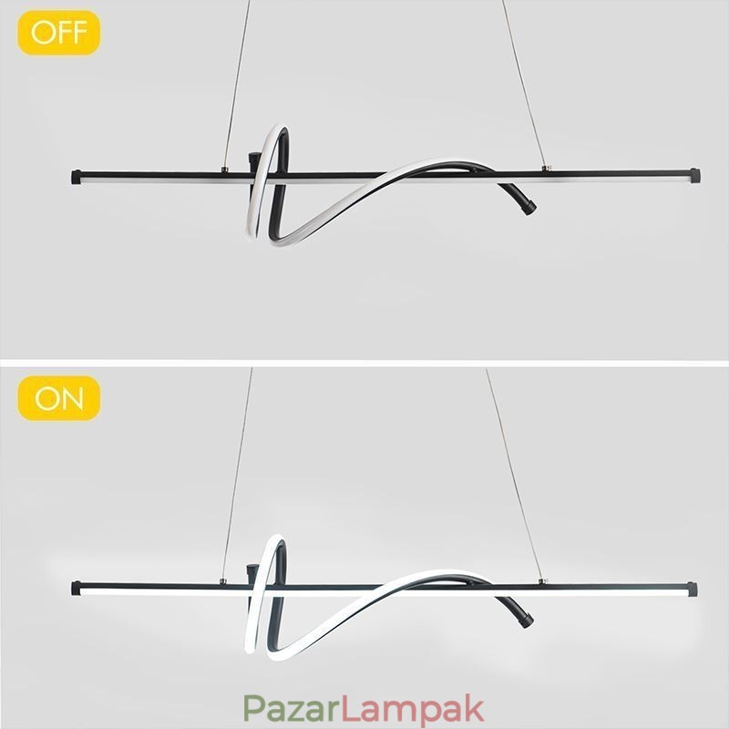 Függesztett lámpa Minimalista, rövid burkolatú mennyezeti lámpa