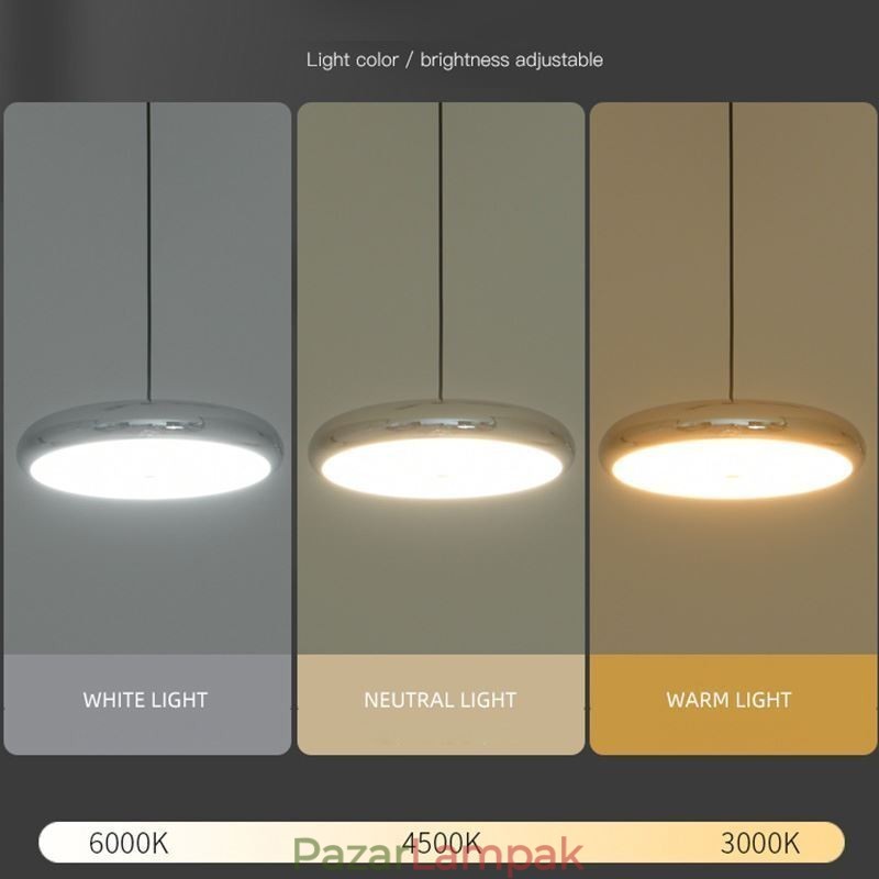 Függeszték Három fejlámpa, kerek függőlámpa