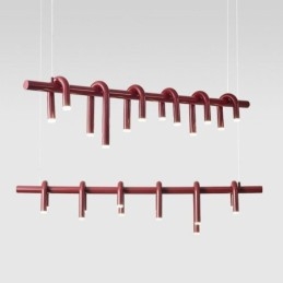 Függesztett lámpa U alakú dekoratív függőlámpa