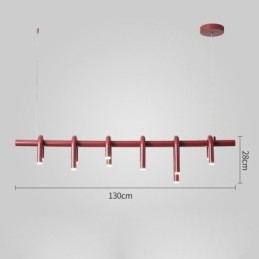 Függesztett lámpa U alakú dekoratív függőlámpa