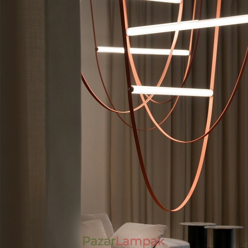 Európai függőlámpa Wabi Sabi stílusú öv dekoratív lámpa