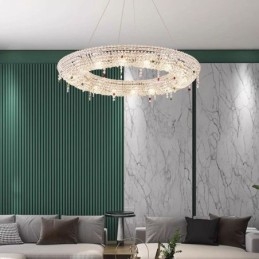 Kristály függőlámpa Modern fényű luxus mennyezeti lámpa
