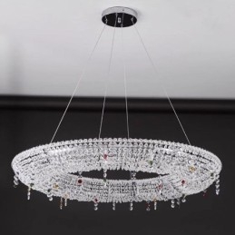 Kristály függőlámpa Modern fényű luxus mennyezeti lámpa