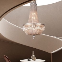 Bojt függőlámpa Retro amerikai duplex alumínium láncos mennyezeti lámpa