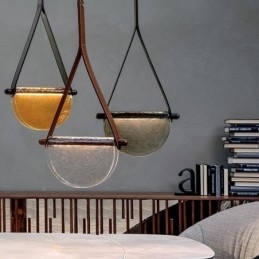 Függeszték Modern minimalista öves üveg mennyezeti lámpa