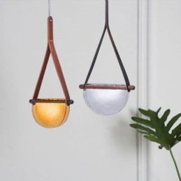 Függeszték Modern minimalista öves üveg mennyezeti lámpa