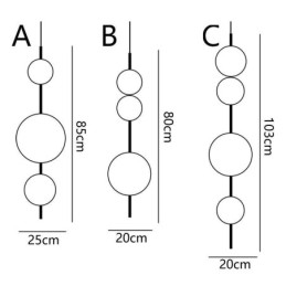 Függeszték Modern minimalista Magic Beans Molecule mennyezeti lámpa
