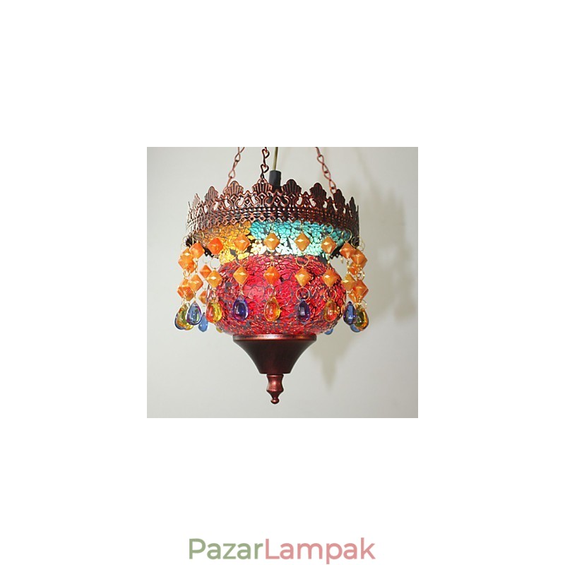 Karácsonyi üdvözlőlap Lnternet Cafe Retro Art csillár ipari kert