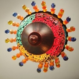 Karácsonyi üdvözlőlap Lnternet Cafe Retro Art csillár ipari kert