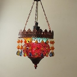 Karácsonyi üdvözlőlap Lnternet Cafe Retro Art csillár ipari kert