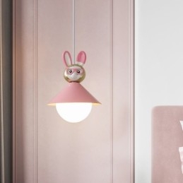 Függeszték Modern minimalista G9 kovácsoltvas nyúl borjúgyanta mennyezeti lámpa