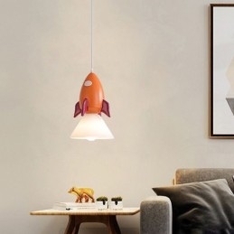 Minimalista függőlámpa Kovácsoltvas Holdraszálló kis mennyezeti lámpa