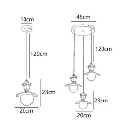 Modern függőlámpa Egyszerű G9 kovácsoltvas gyanta hóember mennyezeti lámpa