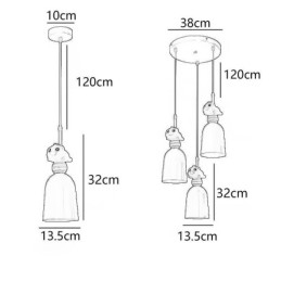 Modern függőlámpa Kovácsoltvas rózsaszín gyanta malac mennyezeti lámpa