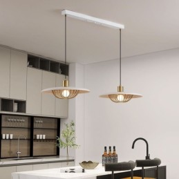 Nordic Pendant Light Kreatív kovácsoltvas lemezes mennyezeti lámpa