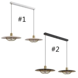 Nordic Pendant Light Kreatív kovácsoltvas lemezes mennyezeti lámpa