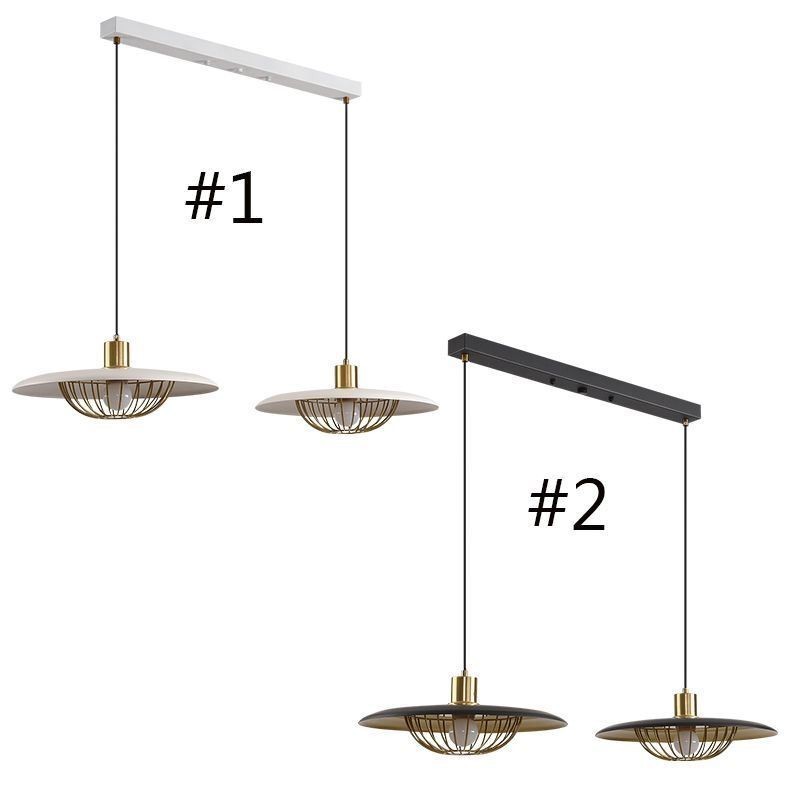 Nordic Pendant Light Kreatív kovácsoltvas lemezes mennyezeti lámpa