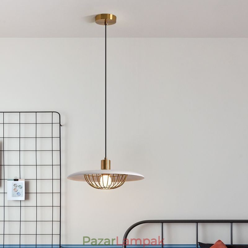 Nordic Pendant Light Kovácsoltvas kreatív lemezes mennyezeti lámpák