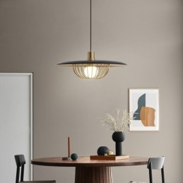 Nordic Pendant Light Kovácsoltvas kreatív lemezes mennyezeti lámpák