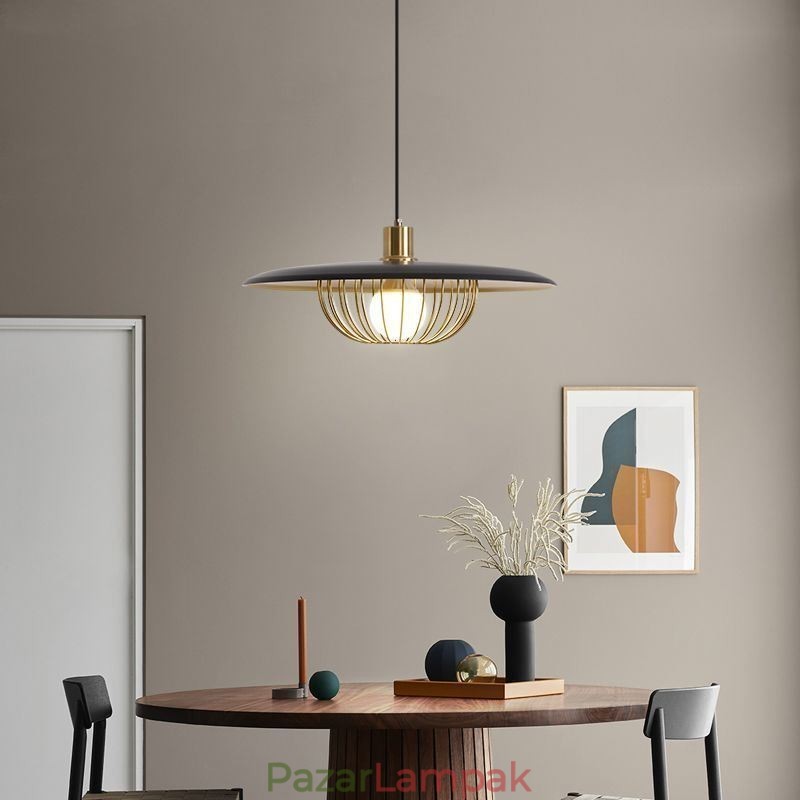 Nordic Pendant Light Kovácsoltvas kreatív lemezes mennyezeti lámpák