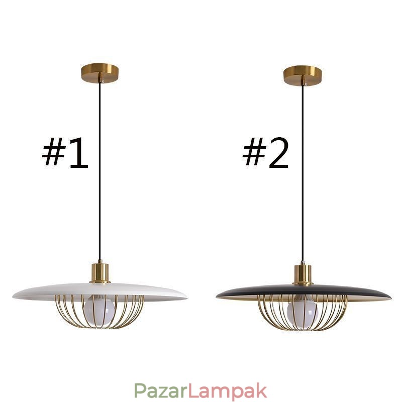 Nordic Pendant Light Kovácsoltvas kreatív lemezes mennyezeti lámpák
