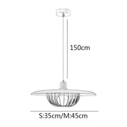 Nordic Pendant Light Kovácsoltvas kreatív lemezes mennyezeti lámpák