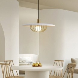 Nordic Pendant Light Kovácsoltvas kreatív lemezes mennyezeti lámpák