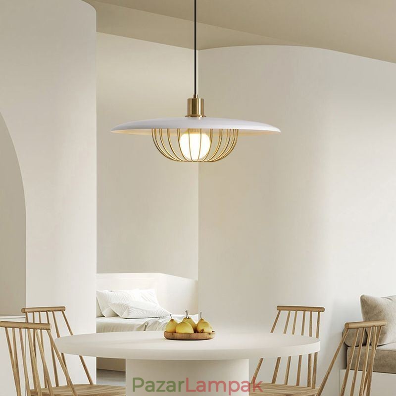 Nordic Pendant Light Kovácsoltvas kreatív lemezes mennyezeti lámpák