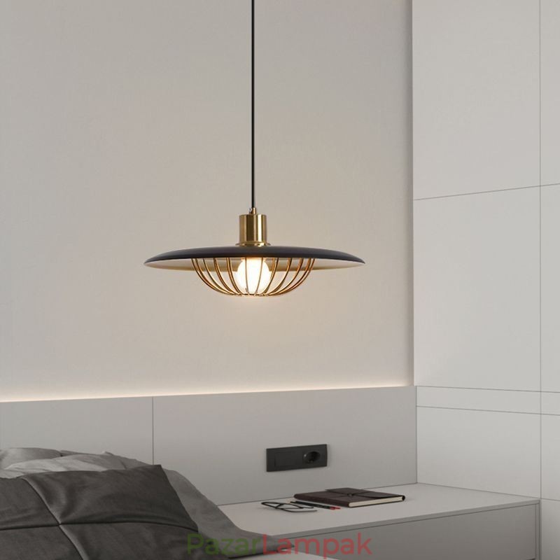 Nordic Pendant Light Kovácsoltvas kreatív lemezes mennyezeti lámpák
