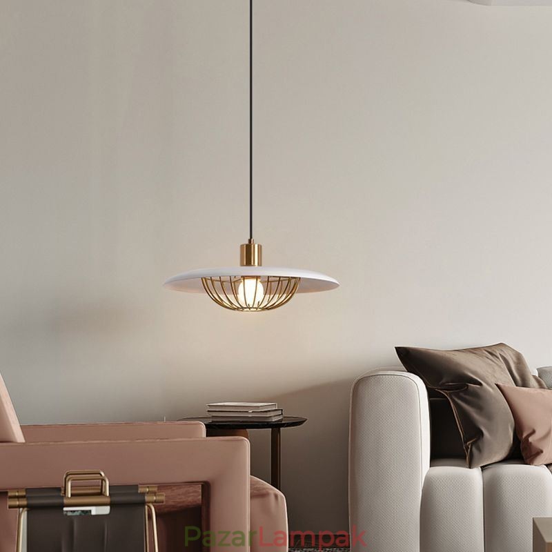 Nordic Pendant Light Kovácsoltvas kreatív lemezes mennyezeti lámpák