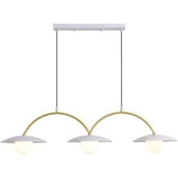 Nordic Pendant Light Creative G9 Kovácsoltvas hullámos mennyezeti lámpa