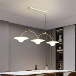 Nordic Pendant Light Creative G9 Kovácsoltvas hullámos mennyezeti lámpa