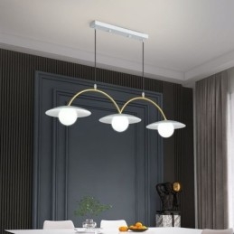Nordic Pendant Light Creative G9 Kovácsoltvas hullámos mennyezeti lámpa