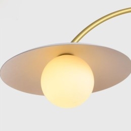 Nordic Pendant Light Creative G9 Kovácsoltvas hullámos mennyezeti lámpa