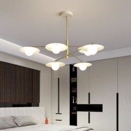 Nordic Pendant Light Creative G9 Kovácsoltvas lemezes mennyezeti lámpa