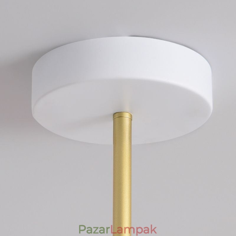Nordic Pendant Light Creative G9 Kovácsoltvas lemezes mennyezeti lámpa