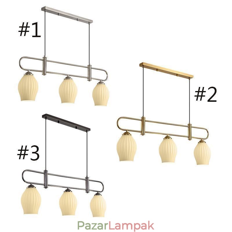 Nordic Pendant Light Kovácsoltvas Kreatív porzós mennyezeti lámpa