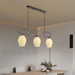 Nordic Pendant Light Kovácsoltvas Kreatív porzós mennyezeti lámpa