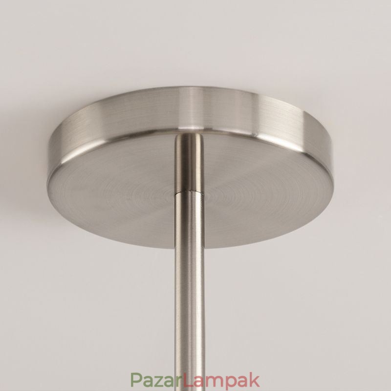 Nordic Pendant Light Kreatív kovácsoltvas homok nikkel virágporzós mennyezeti lámpa